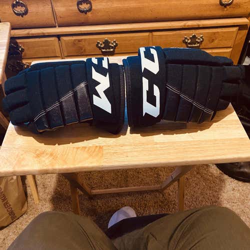 Black Senior CCM 13"  Gloves