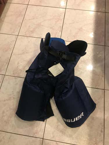 New Bauer Colorado Avalanche Pro Stock Pants lg Brassard