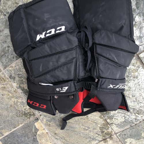 Black Intermediate Large CCM Premier R1.9  Hockey Goalie Pants