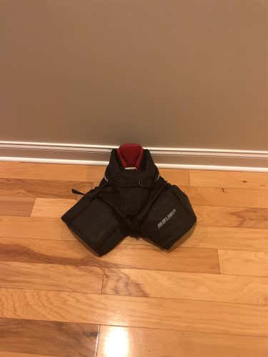 Black Junior Medium Bauer Performance  Hockey Goalie Pants