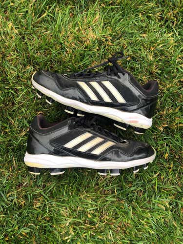 Adidas Black Men's(Size 12) Molded Cleats