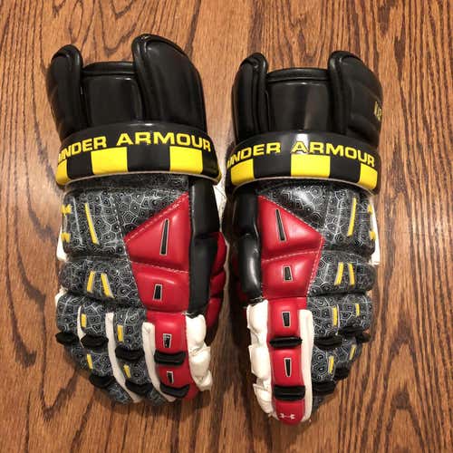 *MARYLAND* New Under Armour Lacrosse Gloves 13"