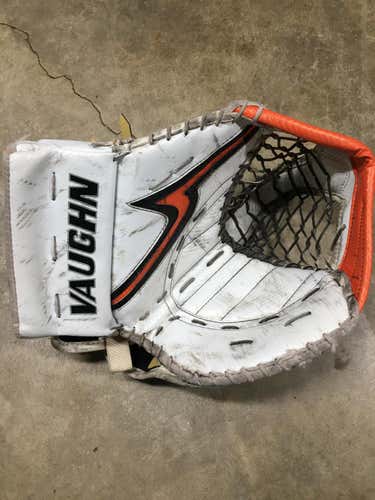 Vaughn Pro V Elite Pro Carbon Pro Stock Regular Goalie Catcher Glove Orange Senior *Practice*