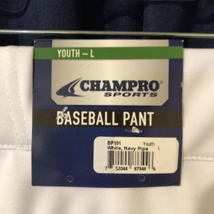 New-3 Pairs Youth Large Champro Knickers W/Navy Piping