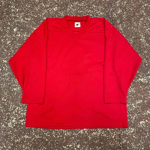 Hockey Practice Jersey Adult Medium Red #4