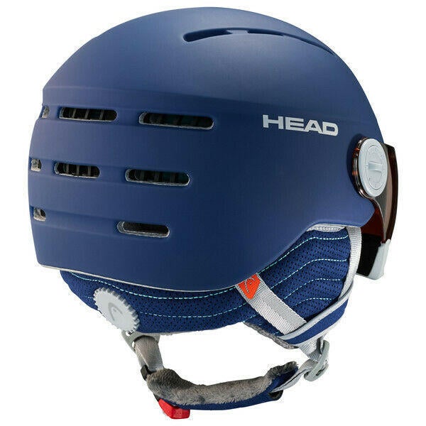 Head Queen Ski Snowboard Helmet with Visor Nightblue 19/20 NEW 