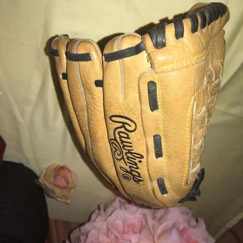Yellow Adult Gold Glove Baseball Glove 12.5"