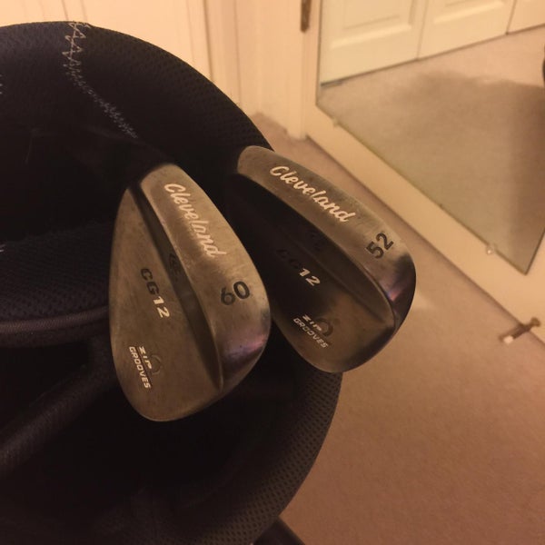 Cleveland Golf CG12 Wedges 52 & 60 Degree Steel, Lefty