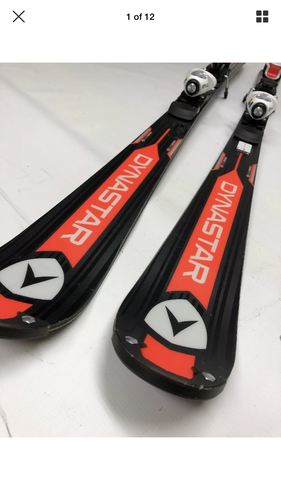 Dynastar Speed WC FIS SL Skis 165 cm Used 3 Day Rep Ski W/ SPX 15 Bindings G1006