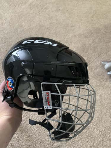 Black New Extra Small CCM FL40 Helmet