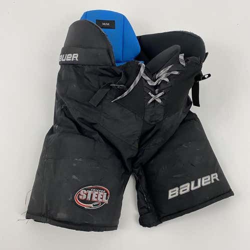 Used Black Bauer Custom Nexus Elite USHL Hockey Pants | Senior Medium | #EQ354
