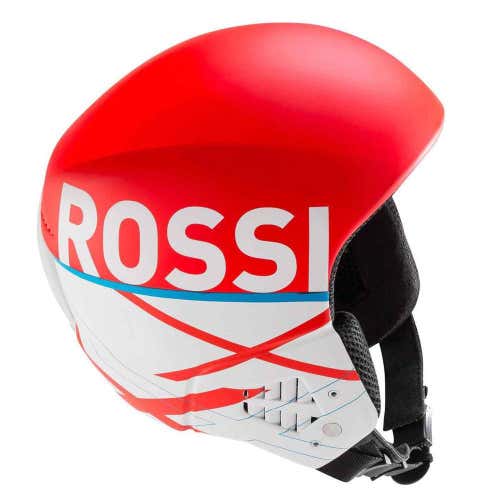 Red New Medium Rossignol Jr Race Helmet FIS Legal (55-56cm)