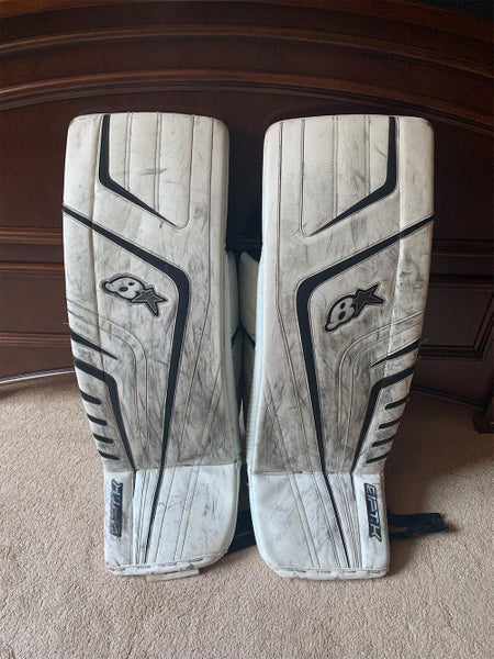 White 35" Brian's OPTiK Goalie Leg Pads