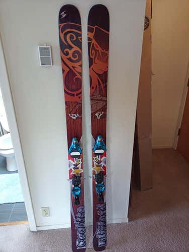 Men's 2013 Blizzard Cochise 185 Skis With Salomon STH 14 Bindings Max Din 14