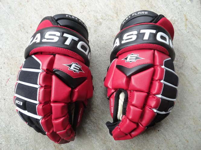 New Easton Gloves SR SIZE 15" BLK/RED/WHT