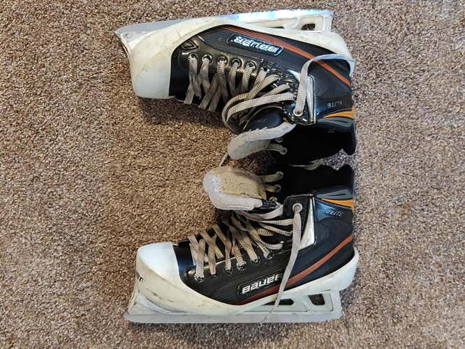 Bauer Elite Hockey Goalie Skates Size 9.5