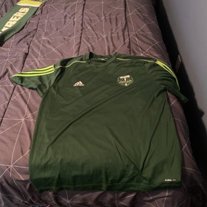 Green Men's Extra Large Adidas Shirt