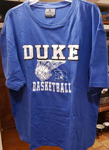 Blue DUKE UNIVERSITY BASKETBALL 2XL T-Shirt  by COLLUSSIUM