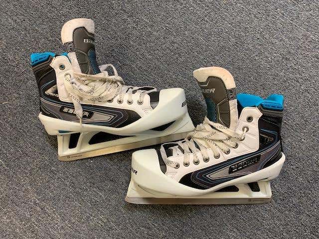 Senior Bauer Reactor 7000 Hockey Goalie Skates EE (Extra Wide) Size 10