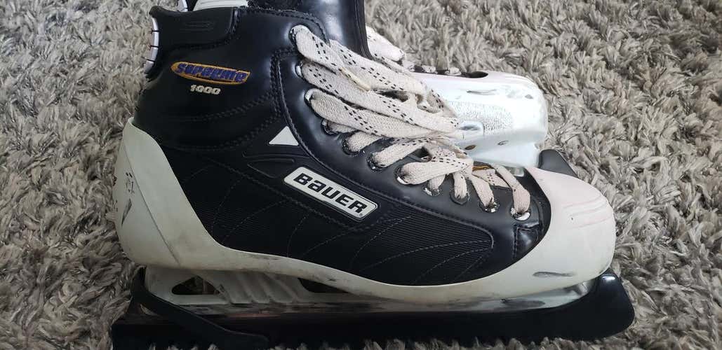 Senior Bauer Supreme 1s Goalie Skates D&R (Regular) Size 12