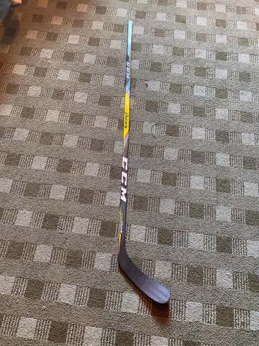 Senior Left Handed Super Tacks Heel Pro Stock Hockey Stick