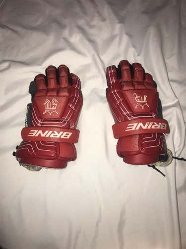 Red  Player Brine 13" Lacrosse Gloves