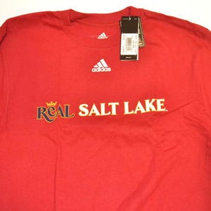 Red New Men's Extra Largelong sleeve Adidas Shirt Real Salt Lake Major League Soccer