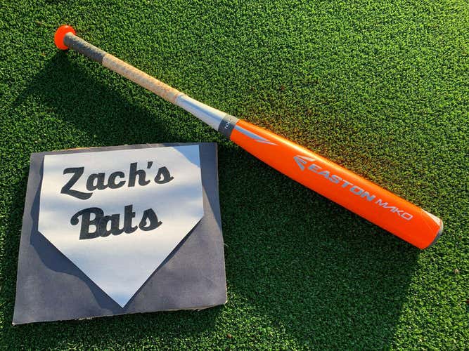 EASTON MAKO YB15MK 29 18 USSSA BASEBALL BAT EUC Orange White 2 1/4
