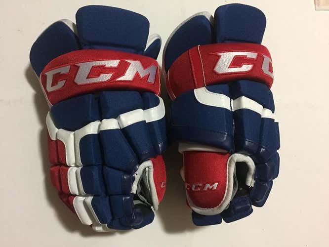 1NEW CCM HG55XP  Pro Stock Hockey Gloves 14" AND 1 New Shoulder Easton 300 Size XL