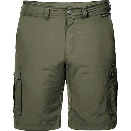 Jack Wolfskin Men's Canyon Cargo Travel Shorts w/UV Protection 54 Euro about 38" waist  NEW