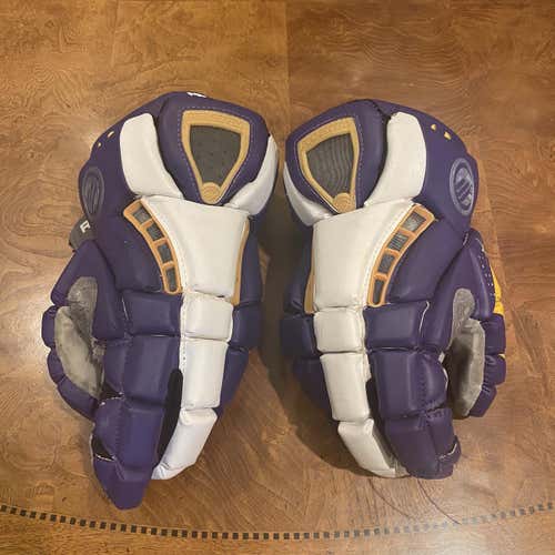 White  Player Maverik Rome RX3 13" Lacrosse Gloves