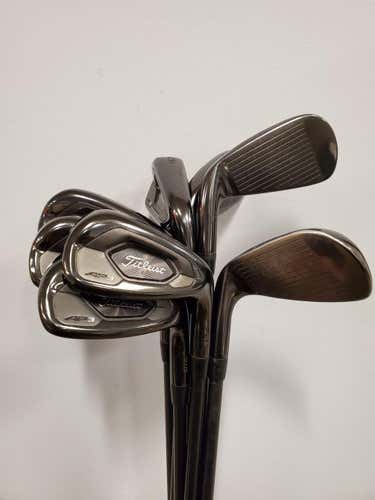 Titleist 718 AP3 Black Iron Set - 4-PW - Limited Edition - Steel Stiff Shafts