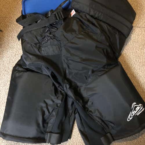 Black Senior Large   Hockey Pants