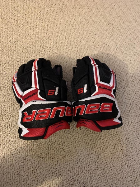 Black Senior Bauer Supreme 1S 13" Gloves