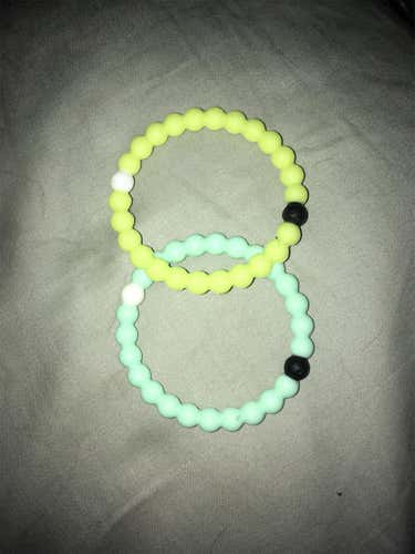 Yellow and Teal Lokai Bracelets