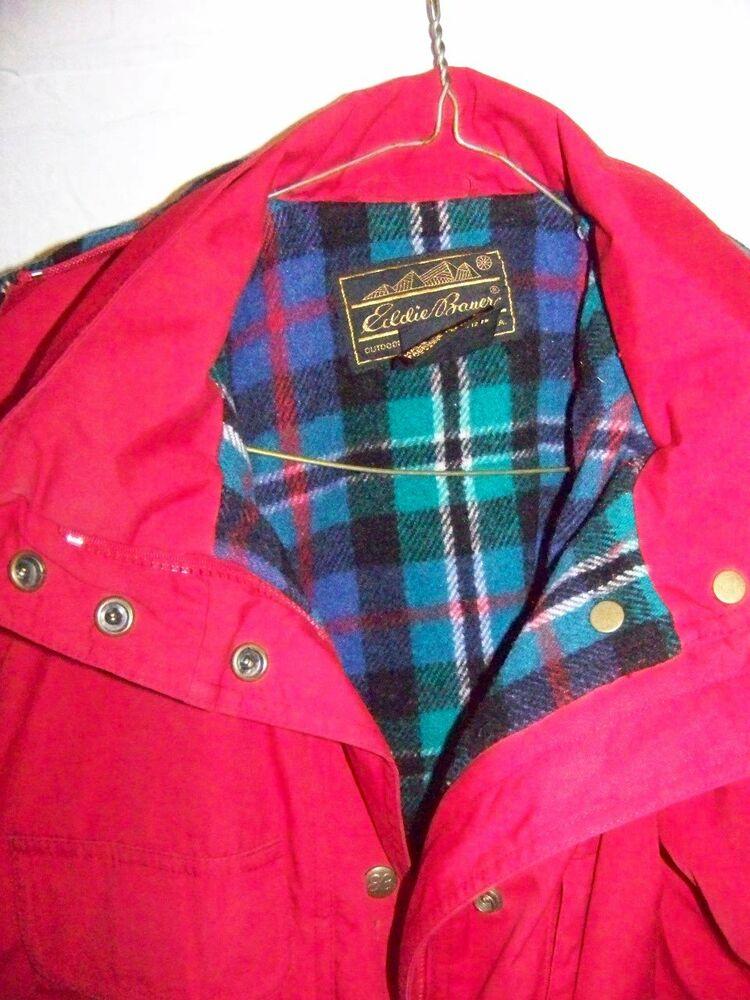 eddie bauer wool lined mountain parka