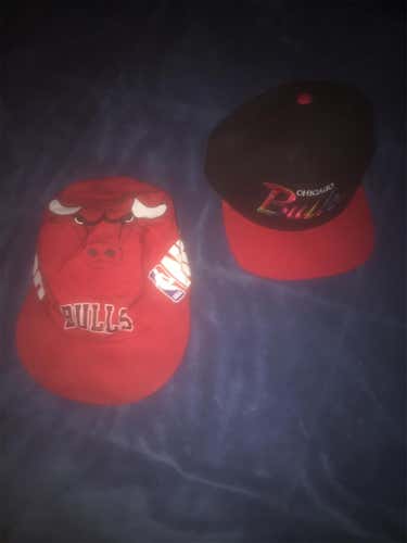New Mitchell & Ness Bulls Hat Bundle