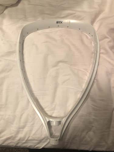 Vintage STX Goalmaster Lacrosse Goalie Head (White) (Unstrung) (Great For Collectors Or Beginners)