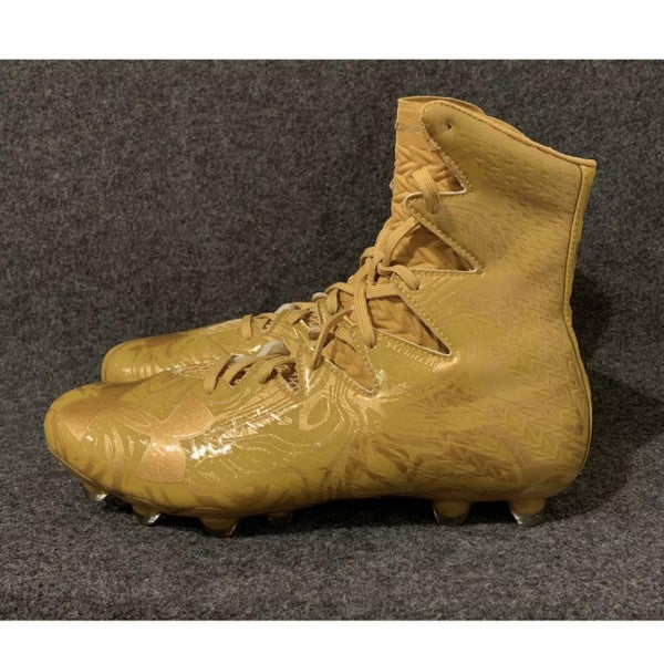 Under Armour Highlight Lux MC Football Cleats Gold Rush 1297953-795 Size 11.5