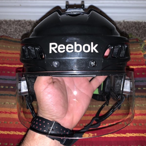 Black Large Reebok 11K Pro Stock Visor Included