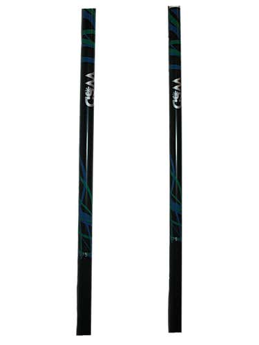 NEW 125cm/50" Ski poles adult downhill/alpine Aluminum 7075   Pair black/blue/green  New