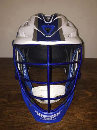 White Adult Player Cascade R Helmet