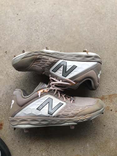 Gray Adult Metal Cleats New Balance