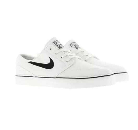 Nike SB Zoom Stefan Janoski Shoes Size 10 Canvas Summit White Black 615957-100