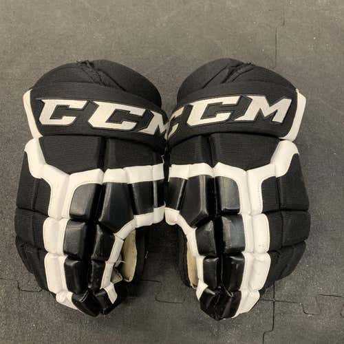 Black Senior CCM HG41 14" Pro Stock Gloves