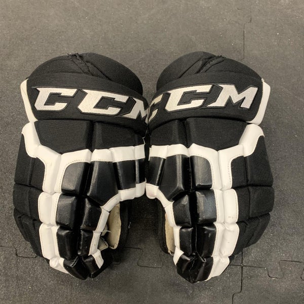 Black Senior CCM HG41 14" Pro Stock Gloves
