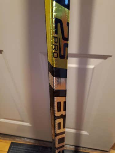 New Senior Bauer Left Handed Supreme 2S Pro Hockey Stick Toe