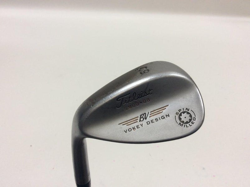 Used Left Hand Titleist Vokey Design 60 Degree Steel Regular Golf Wedges
