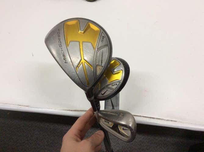 Used Left Hand Nike Sq 4 Piece Golf Package Sets Junior Teen