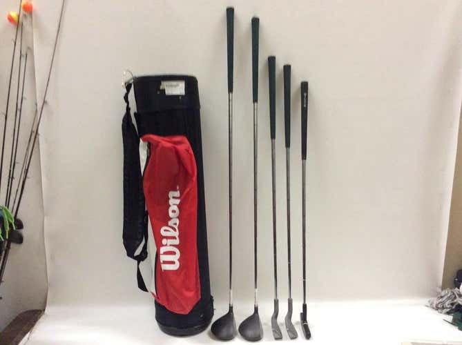 Used Wilson 1200 Junior 5 Piece Steel Regular Golf Club Sets Junior
